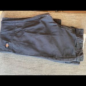 Black Dickies slim straight pants